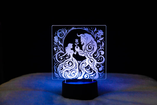 LED Light lamp with base_BelleandBeast