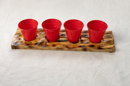 American Flag Shot Holder